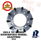 (RAM 2500/3500 '94-'23) 8x6.5 (8x165.1) to 10x285 121.3mm US MADE Hubcentric Wheel Adapters x 2pcs.