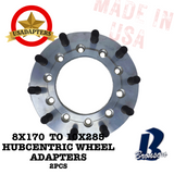 8170 to 10x285 125mm (FORD) US MADE Hubcentric Wheel Adapters x 2pcs.