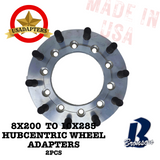 8x6.5 (8x165.1) to 10x285 125mm (FORD) US MADE Hubcentric Wheel Adapters x 2pcs.