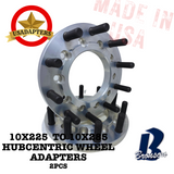 10x225 to 10x285 170.1mm (FORD) US MADE Hubcentric Wheel Adapters x 2pcs.