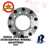 8200 to 10x285 141.3mm (RAM) US MADE Hubcentric Wheel Adapters x 2pcs.